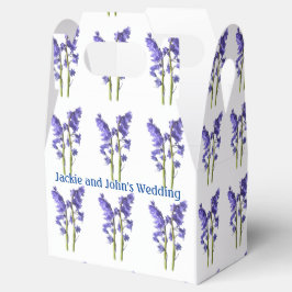 Bluebells stoffen patroon. bedankdoosjes