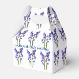Bluebells stoffen patroon. bedankdoosjes