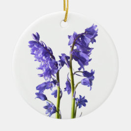 Bluebells, uit de Bossen die ik Creëer. Keramisch Ornament