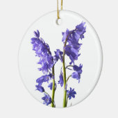 Bluebells, uit de Bossen die ik Creëer. Keramisch Ornament (Links)