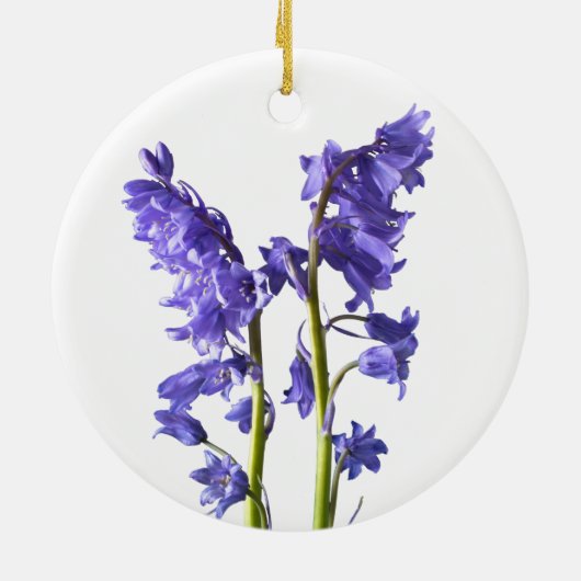 Bluebells, uit de Bossen die ik Creëer. Keramisch Ornament (Achterkant)
