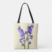 Bluebells, uit de Bossen die ik Creëer. Tote Bag (Achterkant)