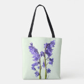Bluebells, uit de Bossen die ik Creëer. Tote Bag (Achterkant)