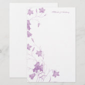 Bluebells - Violet 5.5 x 8.5 Stationery Briefpapier (Voorkant / Achterkant)