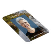 Bluebells Waterfall Landscape Memorial Keepsake Magneet (Rechterzijde)