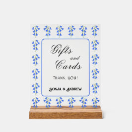 Bluebells Wedding Gifts And Cards Acryl Bord