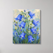Bluebells Weide Canvas Afdruk (Voorkant)