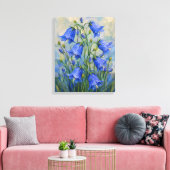 Bluebells Weide Canvas Afdruk (Insitu (Woonkamer))