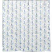 Bluebells White Shower Curtains Douchegordijn (Voorkant)