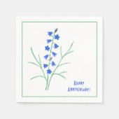 Bluebells Wit Jubileum Servet (Voorkant)