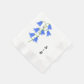 Bluebells Wit Servet (Hoek)