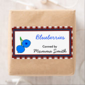 Blueberries aangepaste inblikken etiketten (Insitu)