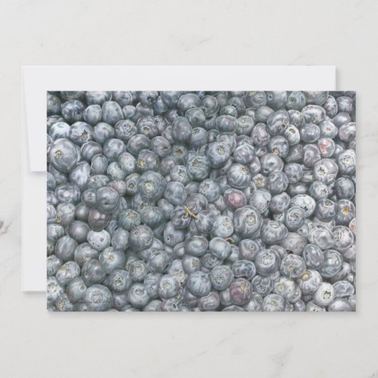 Blueberries Art Kaart (Voorkant)
