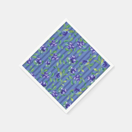 Blueberries Berry Sweet Baby shower Servet (Hoek)