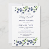 Blueberries Berry Sweet Vrijgezellenfeest Kaart (Voorkant)