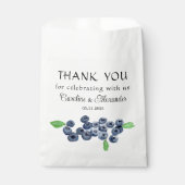Blueberries Blueberry Fruit Zomer Bruiloft Bedankzakje (Voorkant)