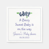 Blueberries Blueberry Fruits Baby shower Party Servet (Voorkant)