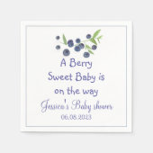 Blueberries Blueberry Fruits Baby shower Party Servet (Voorkant)