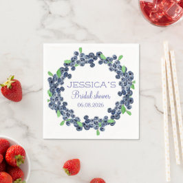 Blueberries Blueberry Fruits Vrijgezellenfeest Par Servet