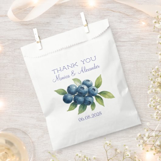 Blueberries Blueberry Fruits Wedding Thank you  Bedankzakje (Geknipt)