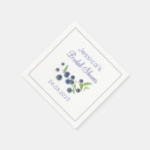 Blueberries Blueberry Summer Vrijgezellenfeest Servet (Hoek)