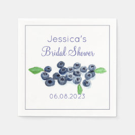Blueberries Blueberry Summer Vrijgezellenfeest Servet