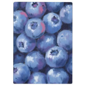Blueberries | Fruit Watercolor Painted Klembord (Achterkant)