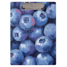 Blueberries | Fruit Watercolor Painted Klembord