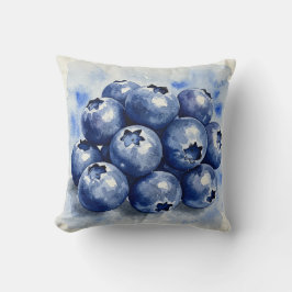 Blueberries Summer Pillow Kussen