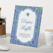 Blueberries Sweet Diaper Raffle Baby shower Reclamebord Met Voetstuk (Insitu)