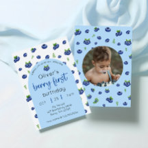 Blueberry 1st Birthday Berry eerste foto