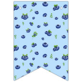 Blueberry 1st Birthday Berry eerste foto Vlaggetjes (Eerste vlag)