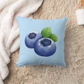 Blueberry-afdruk Kussen (Deken)