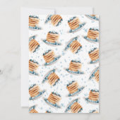 Blueberry Baby Brunch-Baby shower Kaart (Achterkant)