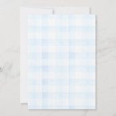 Blueberry Baby Brunch-Baby shower Kaart (Achterkant)