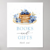 Blueberry Baby Brunch Boeken en geschenken Poster (Voorkant)