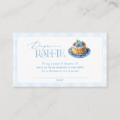 Blueberry Baby Brunch Luier Raffle Tickets Informatiekaartje (Voorkant)