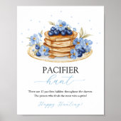 Blueberry Baby Brunch Pacifier Hunt Spelbord Poster (Voorkant)