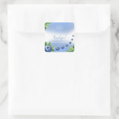 Blueberry Baby shower Bedankt Gift Label (Tas)