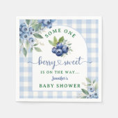 BlueBerry Baby shower Berry Sweet Paper Napkin Servet (Voorkant)