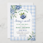 Blueberry Baby shower Boy Berry Sweet Kaart (Voorkant)