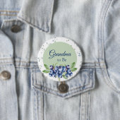 Blueberry Baby shower Buttonnen Ronde Button 7,6 Cm (In situ)