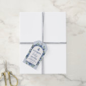 Blueberry Baby Shower Gift Tag Cadeaulabel (Met Touw)