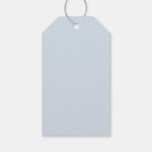 Blueberry Baby Shower Gift Tag Cadeaulabel (Achterkant)