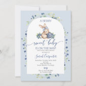 Blueberry Baby shower Invitation Kaart (Voorkant)