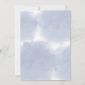 Blueberry-Baby shower Kaart (Achterkant)