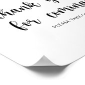 Blueberry - Bedankt voor uw komst Poster (Hoek)