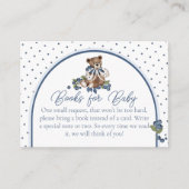 Blueberry Beer Baby Jongen Douche Boek Aanvraag Informatiekaartje (Voorkant)