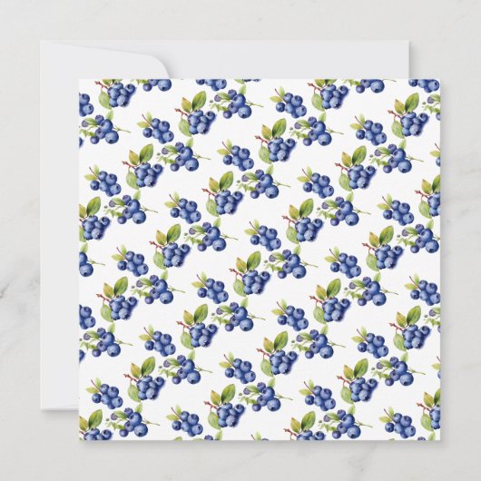 Blueberry Berry Eerste 1e Verjaardag (Achterkant)