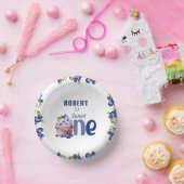 Blueberry Berry Eerste 1e Verjaardag Papieren Kommen (Feest)